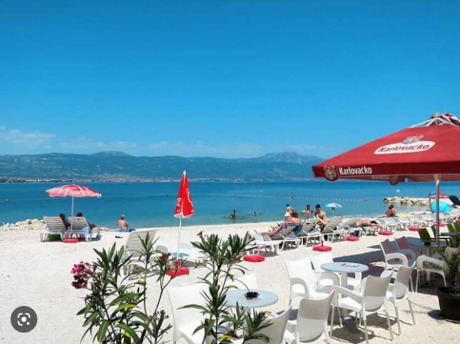 Luxury Villa Lana Apt, Seaview Terrace, Large Outdoor Space, Bbq Trogir Exteriör bild